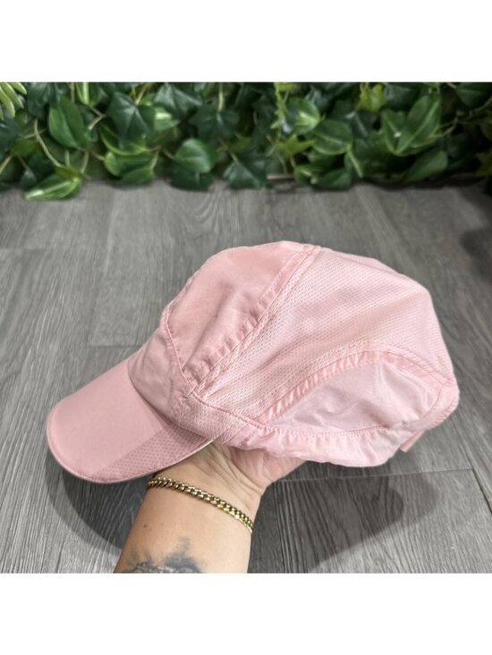 Vtg Y2K Nike Tailwind Hat 7 Panel Mesh Good Swoosh Running Mesh All Pink Strap main image 8